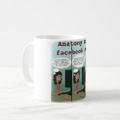 Anatomie eines Facebook-Posts Lustig Kaffeetasse (Vorderseite Links)