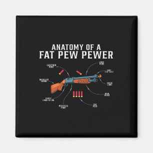 Anatomie eines fettgezähmten, sonnigen Jagdjägers Magnet