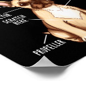 Anatomie eines französischen Bulldoggen-Mama-Vater Poster (Ecke)