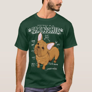 Anatomie eines französischen Bulldoggen T-Shirt