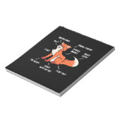 Anatomie eines Fuchses Notizblock (Rotiert)