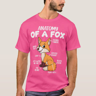 Anatomie eines Fuchses T-Shirt