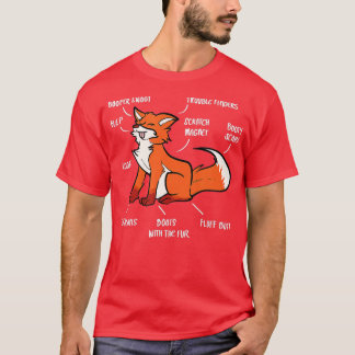 Anatomie eines Fuchsüberlaufs T-Shirt