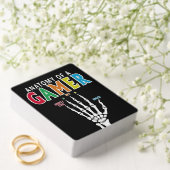 Anatomie eines Gamer Skeleton Hand Funny Cards Spielkarten (Insitu (Hochzeit))