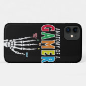 Anatomie eines Gamer Skeleton Hand Funny Case (Rückseite (Horizontal))