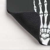 Anatomie eines Gamer Skeleton Hand Funny Mouse Pad Mousepad (Ecke)