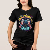 Anatomie eines Gamer-T - Shirt - Perfekt für Gamin (Vorderseite)