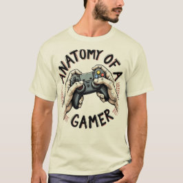 Anatomie eines Gamer-T - Shirt - Retro-Gamer-T-Shi
