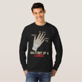 Anatomie eines Gamer-Videospiels T-Shirt (Vorne ganz)