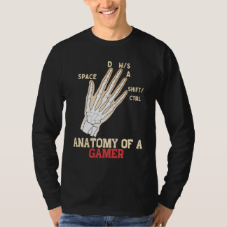 Anatomie eines Gamer-Videospiels T-Shirt