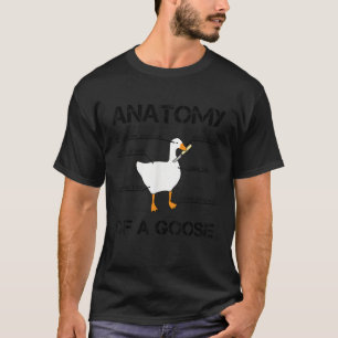 Anatomie eines Gänseducks Graphic Memes T Shir T-Shirt