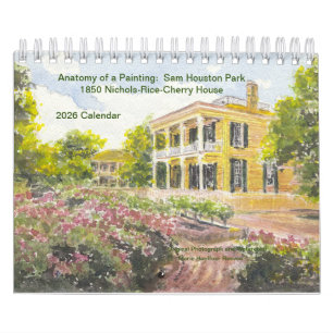 Anatomie eines Gemäldes: Sam Houston Park 1850 Hau Kalender
