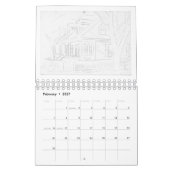 Anatomie eines Gemäldes: Sam Houston Park 1868 Zuh Kalender (Feb 2027)