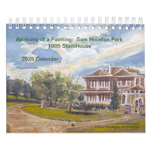 Anatomie eines Gemäldes: Sam Houston Park 1905 Zuh Kalender (Titelbild)