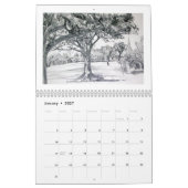Anatomie eines Gemäldes: Sam Houston Park 2026 Kalender (Jan 2027)