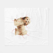 Anatomie eines Havanese - Kubanischer Havaneser Ha Fleecedecke (Vorderseite (Horizontal))