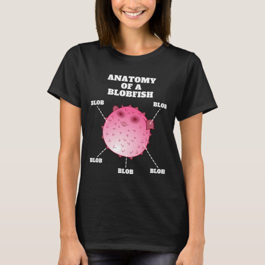 Anatomie eines Hummelfischs T-Shirt (Vorderseite)