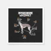 Anatomie eines Hundes Serviette (Vorderseite)