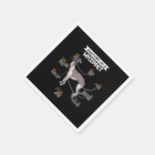 Anatomie eines Hundes Serviette (Ecke)