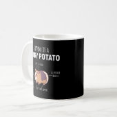 Anatomie eines Kartoffelpiers Kaffeetasse (Vorderseite Links)