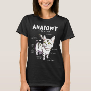 Anatomie eines katzenNiedlichen Kätzchen T-Shirt
