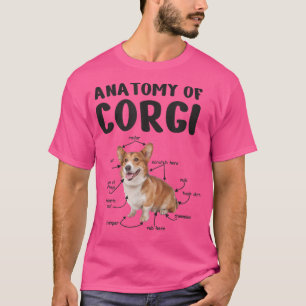 Anatomie eines Korgis, Geschenke für Hundefreunde, T-Shirt