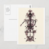 Anatomie eines Künstlers Postkarte (Vorne/Hinten)