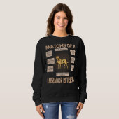 Anatomie eines Labrador Retriever Welpen Sweatshirt (Vorne ganz)