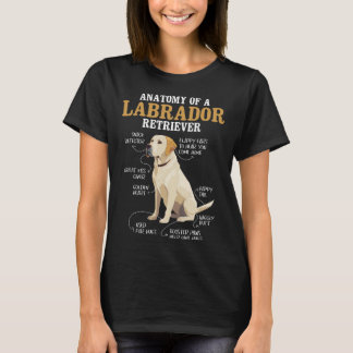 Anatomie eines Labrador Retriever Welpenbesitzers T-Shirt