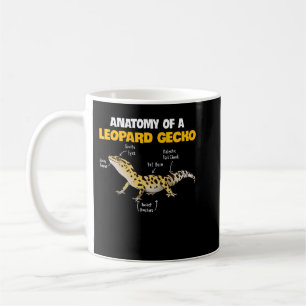 Anatomie eines Leoparden Gecko  Kaffeetasse