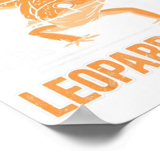 Anatomie eines Leoparden Gecko Lover Lizard Poster (Ecke)