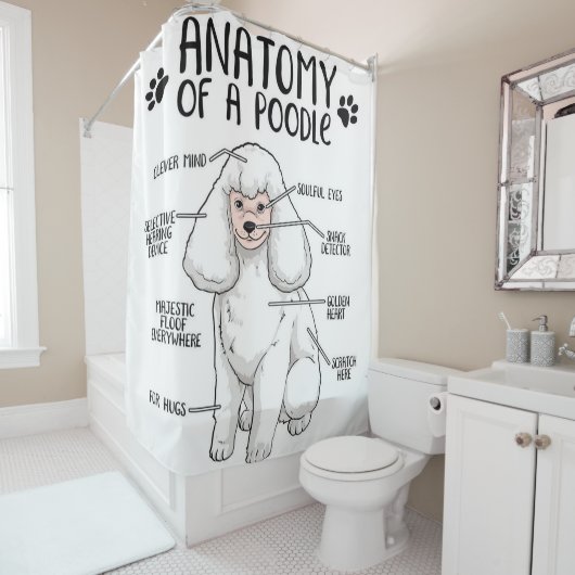 Anatomie eines Lover-Geschenks Duschvorhang (Beispiel)