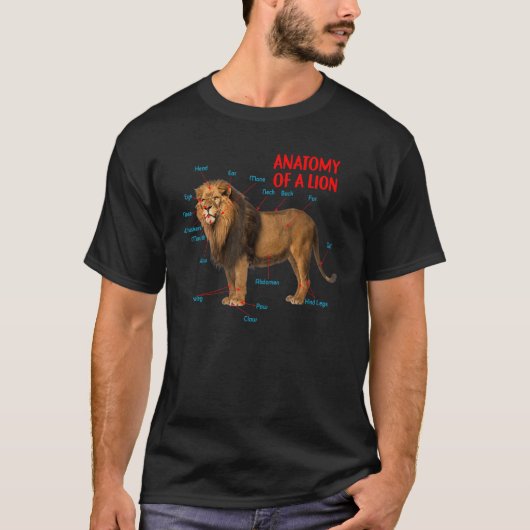 Anatomie eines Löwengrafen T-Shirt (Vorderseite)