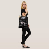 Anatomie eines lustigen Hundefels Tasche (Am Model)