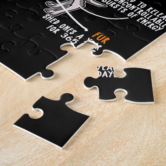 Anatomie eines lustigen Hundeliebhabers Puzzle (Seite)