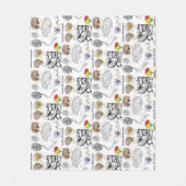 Anatomie eines menschlichen Gehirns populär Fleecedecke (Vorderseite)