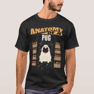 Anatomie eines Mops - Lustiges Mops-Design 268 T-Shirt