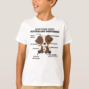 Anatomie eines Mops süße Hunde Funny Puppy T-Shirt