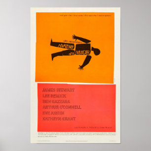 Anatomie eines Mörders - Film Vintag Poster