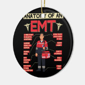 Anatomie eines paramedizinischen EMT-EMS-Gesundhei Keramik Ornament (Links)