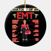 Anatomie eines paramedizinischen EMT-EMS-Gesundhei Keramik Ornament (Hinten)