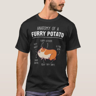 Anatomie eines Pelztierkörpers für Guinea T-Shirt