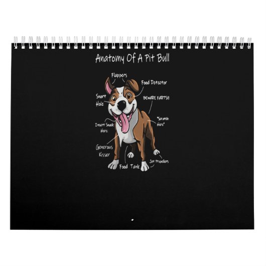 Anatomie eines Pitbull Kalender (Titelbild)