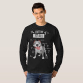 Anatomie eines Pitbullenhundes T-Shirt (Vorne ganz)