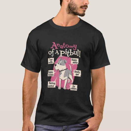 Anatomie eines Pitbulls T-Shirt (Vorderseite)