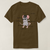 Anatomie eines Ratten Funny Rat Shirts s 2 (Design vorne)