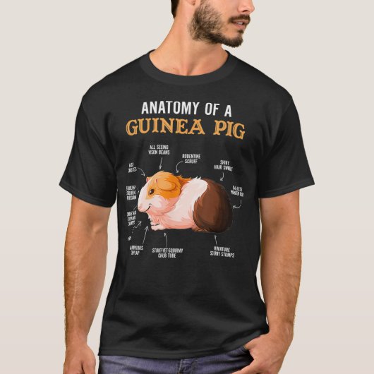 Anatomie eines Schweinefleischbesitzers einer Guin T-Shirt (Vorderseite)