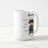 Anatomie eines Shihtzu Unconditional Love Edition Kaffeetasse (VorderseiteRechts)