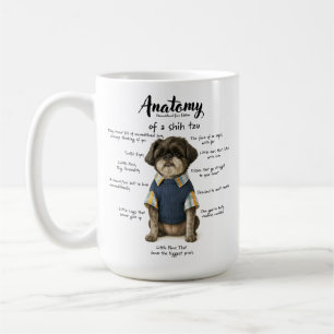 Anatomie eines Shihtzu Unconditional Love Edition  Kaffeetasse