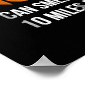 Anatomie eines sibirischen Husky-Hundes lustige Ku Poster (Ecke)